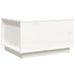 Table basse Blanc 60x50x35 cm Bois massif de pin - Photo n°2