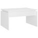 Table basse Blanc 68x50x38 cm - Photo n°2