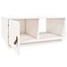 Table basse Blanc 80x50x35,5 cm Bois massif de pin - Photo n°7