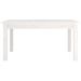 Table basse Blanc 80x50x40 cm Bois massif de pin - Photo n°3