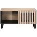 Table basse blanc 80x51x40 cm bois de manguier massif - Photo n°2