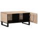 Table basse blanc 80x51x40 cm bois de manguier massif - Photo n°5