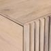 Table basse blanc 80x51x40 cm bois de manguier massif - Photo n°7