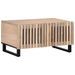 Table basse blanc 80x51x40 cm bois de manguier massif - Photo n°1