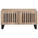 Table basse blanc 80x51x40 cm bois de manguier massif - Photo n°2