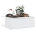 Table basse Blanc 80x80x31 cm - Photo n°1