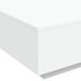 Table basse blanc 80x80x31 cm bois d'ingénierie - Photo n°8