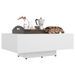 Table basse Blanc 85x55x31 cm - Photo n°1