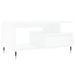 Table basse Blanc 90x49x45 cm Bois d'ingénierie - Photo n°1