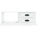 Table basse blanc 90x50x35 cm bois d'ingénierie - Photo n°6