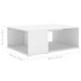 Table basse Blanc 90x67x33 cm - Photo n°6