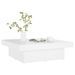 Table basse Blanc 90x90x28 cm - Photo n°1