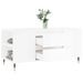 Table basse blanc brillant 102x44,5x50 cm bois d'ingénierie - Photo n°4