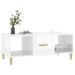 Table basse Blanc brillant 102x50x40 cm Bois d'ingénierie - Photo n°7