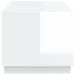 Table basse Blanc brillant 102x50x44 cm bois d'ingénierie - Photo n°8