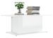 Table basse Blanc brillant 102x55,5x40 cm - Photo n°1