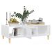 Table basse Blanc brillant 103,5x60x35 cm 2 - Photo n°1