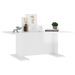 Table basse Blanc brillant 103,5x60x40 cm - Photo n°3