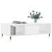 Table basse blanc brillant 104x60x35 cm bois d'ingénierie - Photo n°3