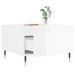 Table basse blanc brillant 55x55x36,5 cm bois d'ingénierie - Photo n°4