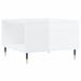 Table basse blanc brillant 55x55x36,5 cm bois d'ingénierie - Photo n°8