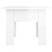 Table basse Blanc brillant 55x55x42 cm 2 - Photo n°5