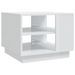 Table basse Blanc brillant 55x55x43 cm - Photo n°1