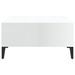 Table basse Blanc brillant 60x60x30 cm 2 - Photo n°5