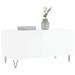 Table basse Blanc brillant 90x44,5x45 cm Bois d'ingénierie - Photo n°4