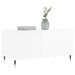 Table basse Blanc brillant 90x44,5x45 cm Bois d'ingénierie - Photo n°4