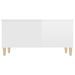 Table basse Blanc brillant 90x44,5x45 cm Bois d'ingénierie - Photo n°7