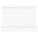 Table basse Blanc brillant 90x50x35 cm Bois d'ingénierie - Photo n°8