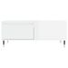 Table basse Blanc brillant 90x50x36,5 cm Bois d'ingénierie - Photo n°5