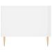 Table basse Blanc brillant 90x50x40 cm Bois d'ingénierie - Photo n°7