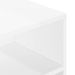 Table basse blanc brillant 90x55x42,5 cm bois d'ingénierie - Photo n°7