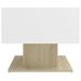 Table basse Blanc et chêne sonoma 103,5x50x44,5 cm - Photo n°5