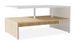 Table basse bois chêne clair et blanc Chickie L 90 x H 42 x P 59 cm - Photo n°1