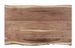Table basse bois d'acacia et pieds acier gris Denia 115 cm - Photo n°7