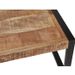 Table basse bois de manguier et acier noir Bela 120 cm - Photo n°3