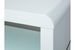 Table basse bois laqué blanc et verre Xona 120 cm - Photo n°4