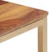 Table basse bois massif clair et pieds métal doré Antem 60 cm - Photo n°4