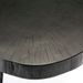 Table basse bois massif et pieds métal noir 105 cm - Photo n°2