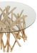 Table basse branches teck naturel Charles D 63 cm - Photo n°3