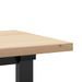 Table basse cadre en O 160x40x45,5 cm bois de pin massif fonte - Photo n°7