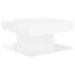 Table basse carrée Blanc brillant 57x57x30 cm Konda - Photo n°3