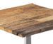 Table basse carrée bois de traverses recyclé et pieds métal gris Mousty - Photo n°5