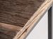 Table basse carrée bois massif recyclé et acier noir Wader 70 cm - Photo n°4