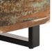 Table basse carrée bois massif recyclé et métal noir Boust 2 - Photo n°8