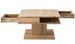 Table basse carrée en bois de chêne blanchi 2 tiroirs Kalido 90 cm - Photo n°2