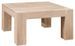 Table basse carrée en bois de chêne blanchi Nordo 90 cm - Photo n°1